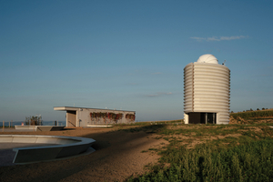  The plan of the distinctive tower of the Space Eye is modelled on an eye  