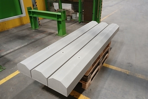  Example of products on pallets after demolding 