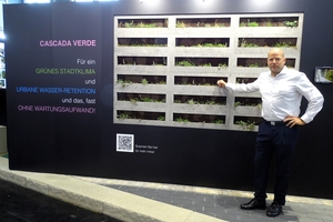  Fig. 1: Greened wall system of M. Egner + Sohn GmbH  