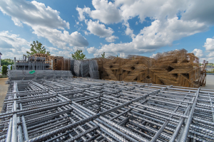  The reinforcement cages are made completely of high-quality steel from prominent European steel manufacturers 
