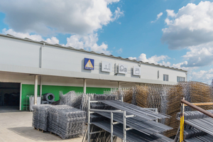  Glob-Metal, based in Mragowo in Poland, has manufactured complete reinforcement cages for L-retaining walls for many years 