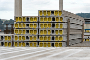  Precast elements from the Perg plant are mainly supplied to major projects such as furniture stores and logistics centers  