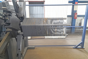  Spiral SP machine with finished square spiral 