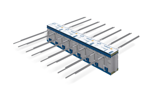  Schöck Isokorb XT Type K with HTE-Compact pressure bearing and 120 mm insulation thickness is a loadbearing insulation element for balconies 
