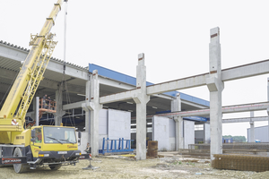  Large halls and other industrial buildings can be completed within a short period of time  