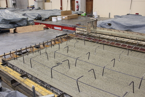  Freshly poured precast element 