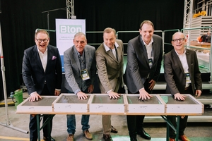  The inaugural event ended with a symbolic handprint of the “movers and shakers” in fresh – and climate-positive – concrete 