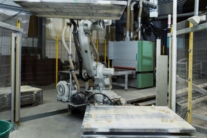  DuroBoards start processing in the feed chamber 