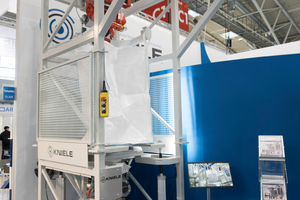  For solid process- and material-flow technology, Kniele will present its BigBag discharge station 