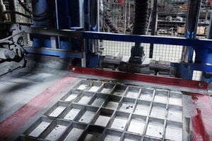 Conversion of the existing external system with Frima rail guide filling trolleys  