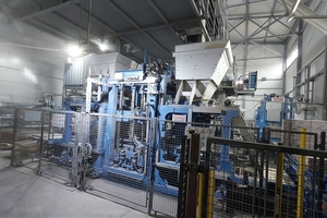  The existing OMAG, for example, was replaced by a Frima HP1200 concrete block machine and a new bucket conveyor 