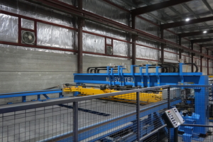 The M-System mesh welding plant is fully automated and saves a lot of time and labor  
