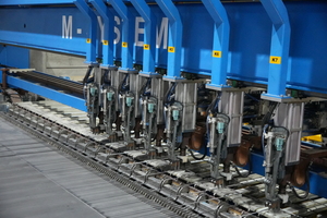  The M-System is welding the required mesh exactly according to CAD plans, thus generating less waste  