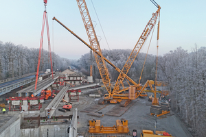  The Margaretensee bridge is used by about 18,000 vehicles per day; it no longer met current requirements  