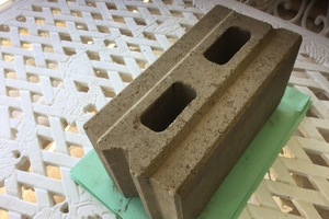  A Click Brick masonry block 