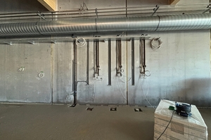  Eine vorkonfektionierte Installation ermöglicht im Nachgang auch einen schnelleren Innenausbau im Vergleich zu konventionell gemauerten Wänden 