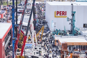  View of the outdoor area, here with the Peri exhibition pavilion 