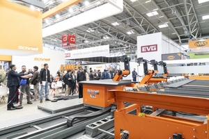  … as well as EVG and Schnell in various exhibition halls. 
