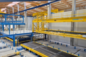  Overview of the new production equipment at the new precast concrete facility of Wöhrl 