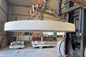  Demolding of the concrete slab  