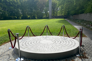  The country memorial shows the home countries of the victims of the Neuengamme concentration camp  