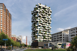  The Trudo Vertical Forest in Eindhoven adopts the idea of the two “Bosco Verticale” residential towers built in Milan, which were also designed by Stefano Boeri  