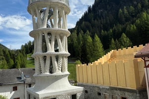  The White Tower of Mulegns is the tallest 3D-printed building in the  