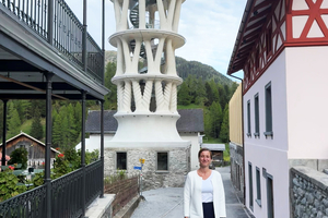  BFT editor Karla Knitter traveled to Mulegns and is currently drafting a detailed project report for the forthcoming yearbook edition. Its current edition is available at www.beton-bauteile.de  