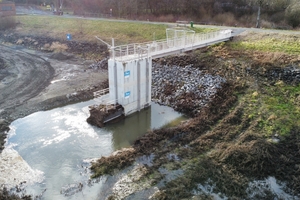  Afterwards: The engineers from the Finger-Beton Group designed, especially for lake Wiesensee a new Monk, consisting of a three-part construction 