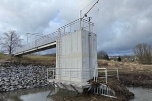 A 3D screen basket was installed in front of the Monk inflow to provide a high level of protection against bedload and flotsam 