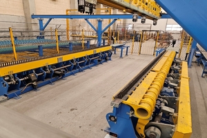  Die neue automatisierte Anlage sorgt für eine effizientere Produktion der Matten und Körbe  
