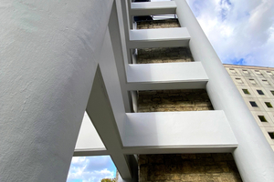  System solutions of StoCretec were used for the rehabilitation of the filigree concrete load-bearing structure of the heritage-protected building from the 1960s  