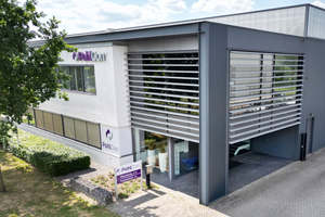  Fig. 1: PohlCon‘s brand presence continues in the appearance of its locations – as in the Dutch town of Eersel at PohlCon Benelux Cable Support B.V.  