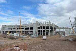  Extensive use of precast concrete elements by Roansa for the construction of logistics halls in Sant Fost de Campsentelles (Barcelona) 