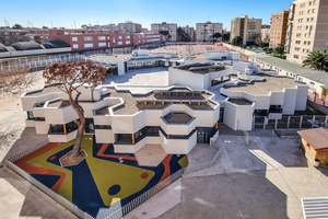  Precast concrete panels from Formac for the new preschool wing of the La Salle school in Madrid 