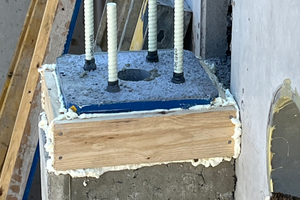  Schöck Sconnex type P is used at column heads for concentrated load transfer  