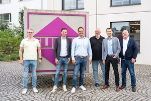  The Fuchs Group – one of the largest manufacturers of concrete and precast elements in Germany – now focuses on ERP migration of two of its companies: Fuchs Fertigteilwerke GmbH and Fuchs Europoles GmbH. For this purpose, all representatives of the participants met (left to right): Dieter Kübelbäck (Executive at Fuchs &amp; Söhne Service GmbH), Michael Novotny (Group CFO/GF at Fuchs Europoles), Stefan Zabicki (CEO at Softbauware and Gesys), Hans-Jürgen Hupka (Senior Project Manager at Gesys), Alexander Szweda (Senior Project Manager at Softbauware and Team Leader at the subsidiary Senden) and Michael Krenz (Head of IT Processes and ERP at Fuchs &amp; Söhne Service GmbH). 