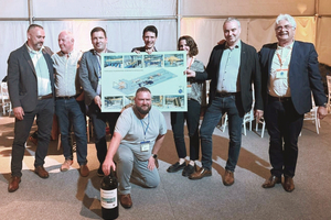  Fig. 5: Inauguration ceremony of the new Spurgin production facility for wood concrete elements in Mignières  