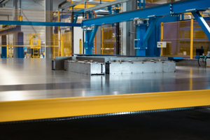  Fig. 2: The new centerpiece of the Spurgin plant: The PreFix shuttering system 