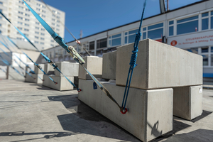  A strong image for concrete as a reliable foundation and as carrier of art and culture simultaneously 