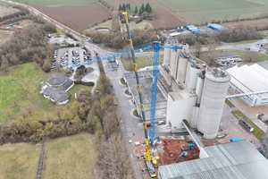  The new silo will have a maximum capacity of 5,400 m³ upon completion 