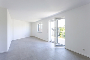  Fig. 7: The 19 apartments provide a total of 1,496 m2 of living space; future residents can expect to live in healthy, soundproofed rooms requiring a low amount of heating energy  