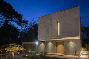  Sculptural appearance: the residential home made of Liapor infra-lightweight concrete looks solid and at the same time light and slender 