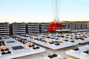  A total of 10,637 slab track units for the ballastless track are manufactured on behalf of ARGE FF SBT 5.1 