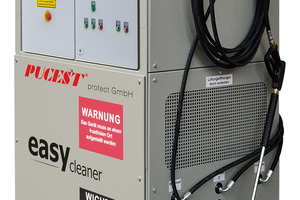  The Easycleaner with handheld lancing tool 