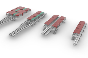  The modular character of the system allows the planners to adapt the stations without much effort to the respective architectural situation and the specific requirements on site 