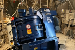  The new Eirich RV12 500 face mixer 