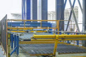  Fig. 6: The new mesh welding plant adapts to customized requirements with ease  