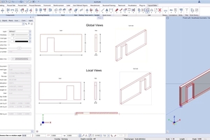  Fig. 2: Local views and sections enable precise design of precast elements  