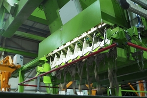  Fig. 4: Concrete pouring with Sonocrete 